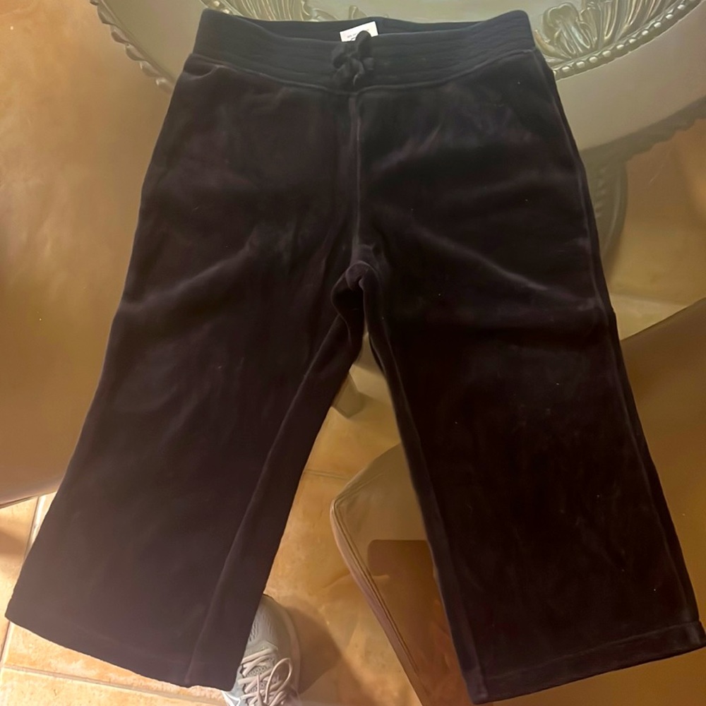 Old Navy (18-24 mo) black cotton/velour pant